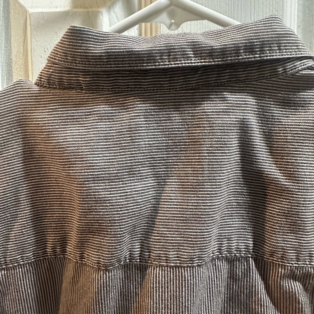 Tommy Bahama Jeans Striped Button Down Shirt‎ XL Tencel - Picture 7 of 7